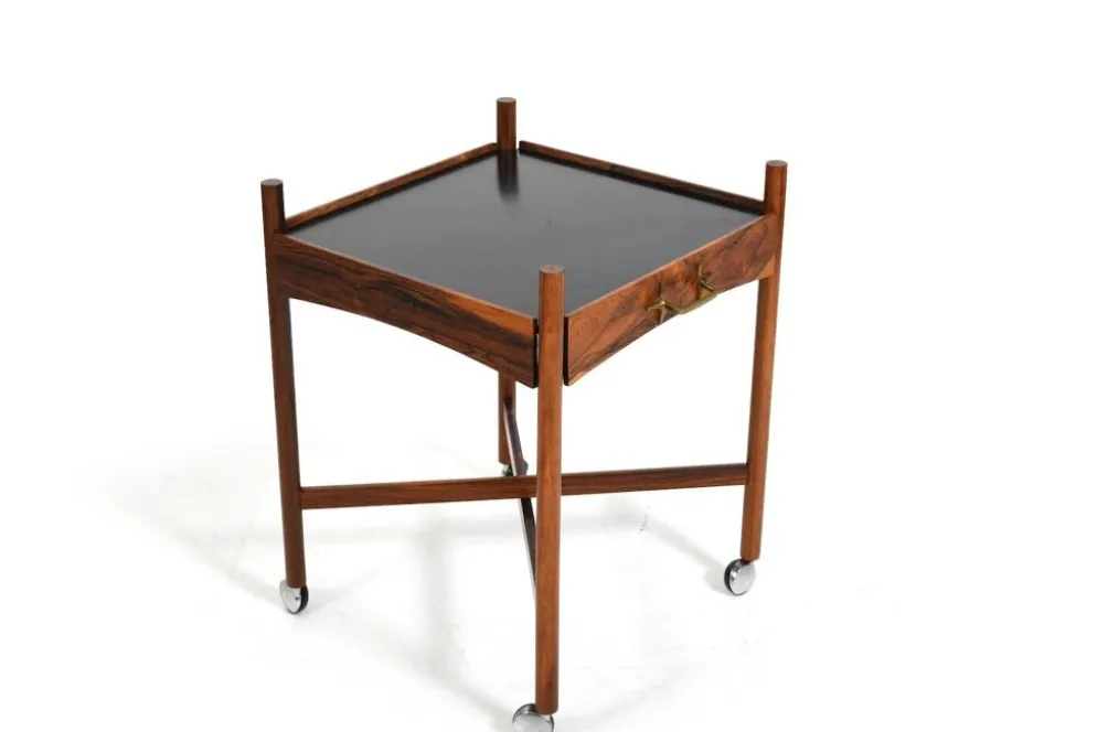 Table pliante à plateau de Mogens Lysell, Danemark, années 1960