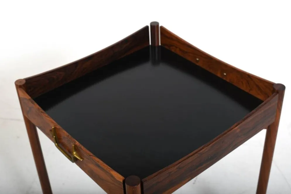 Table pliante à plateau de Mogens Lysell, Danemark, années 1960