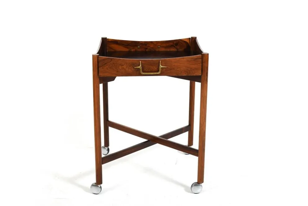 Table pliante à plateau de Mogens Lysell, Danemark, années 1960