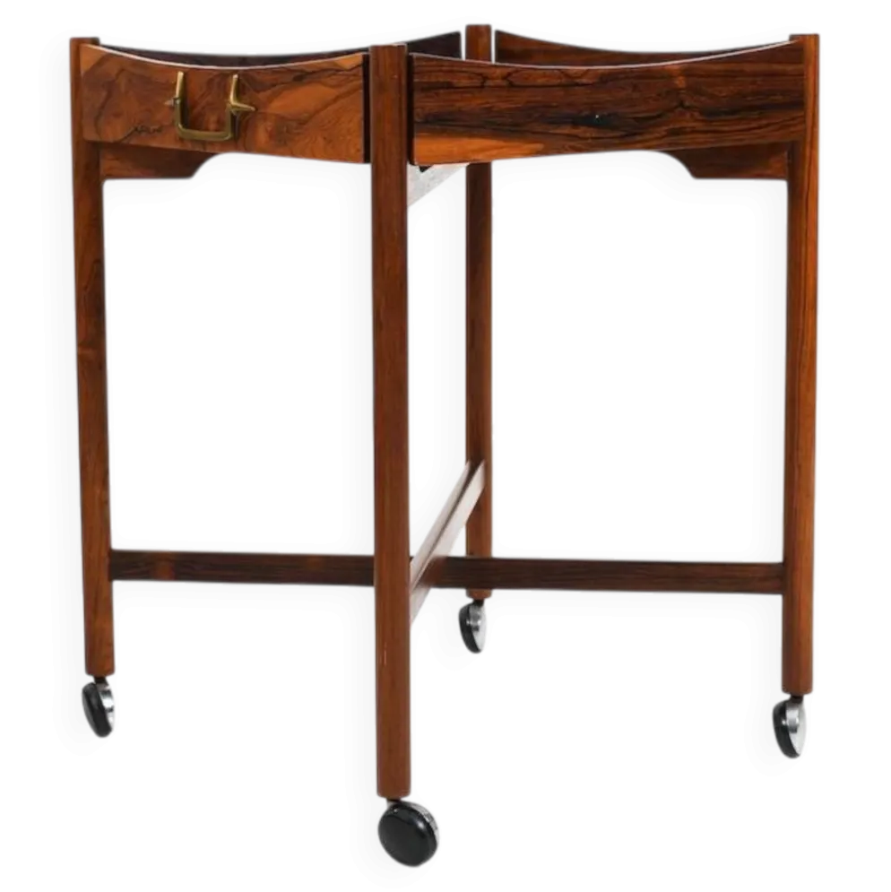 Table pliante à plateau de Mogens Lysell, Danemark, années 1960
