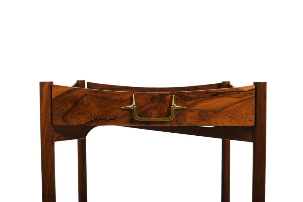 Table pliante à plateau de Mogens Lysell, Danemark, années 1960