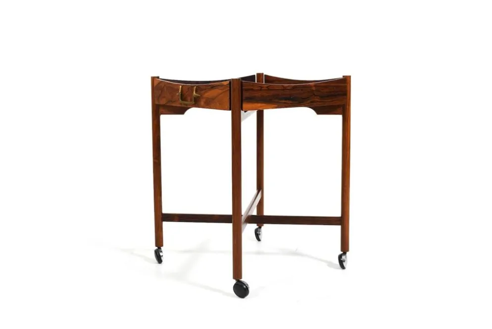 Table pliante à plateau de Mogens Lysell, Danemark, années 1960