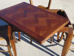 Table portefeuille en chêne