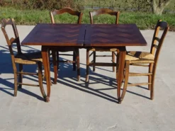 Table portefeuille en chêne