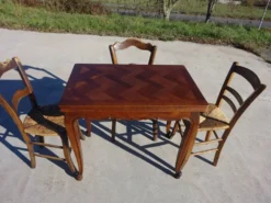Table portefeuille en chêne