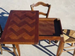 Table portefeuille en chêne