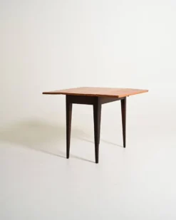 Table à rabats en pin massif scandinave, années 1960