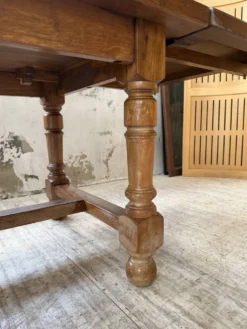 Table repas style drapière noyer 2m5/3m5 1900