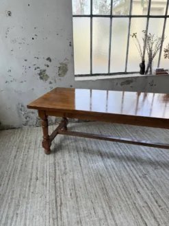 Table repas style drapière noyer 2m5/3m5 1900