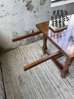 Table repas style drapière noyer 2m5/3m5 1900