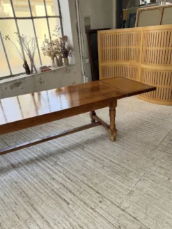 Table repas style drapière noyer 2m5/3m5 1900