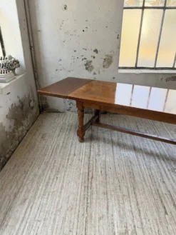 Table repas style drapière noyer 2m5/3m5 1900