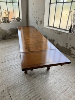 Table repas style drapière noyer 2m5/3m5 1900