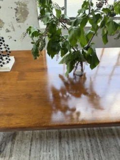 Table repas style drapière noyer 2m5/3m5 1900