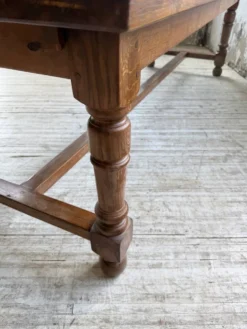 Table repas style drapière noyer 2m5/3m5 1900