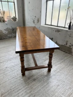 Table repas style drapière noyer 2m5/3m5 1900