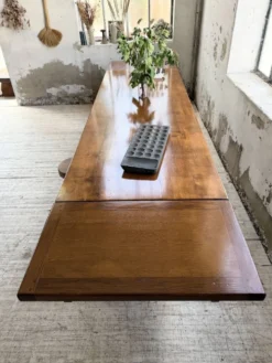 Table repas style drapière noyer 2m5/3m5 1900