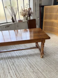 Table repas style drapière noyer 2m5/3m5 1900