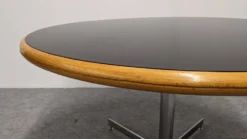 Table ronde de salle à manger moderniste dlg Warren Platner, Italie 1970