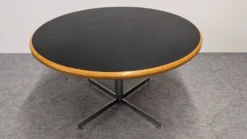 Table ronde de salle à manger moderniste dlg Warren Platner, Italie 1970