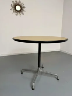 Table ronde design Eames Contract pour Herman Miller années 1960