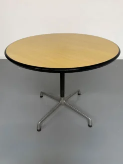 Table ronde design Eames Contract pour Herman Miller années 1960