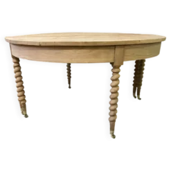 Table ronde en chêne