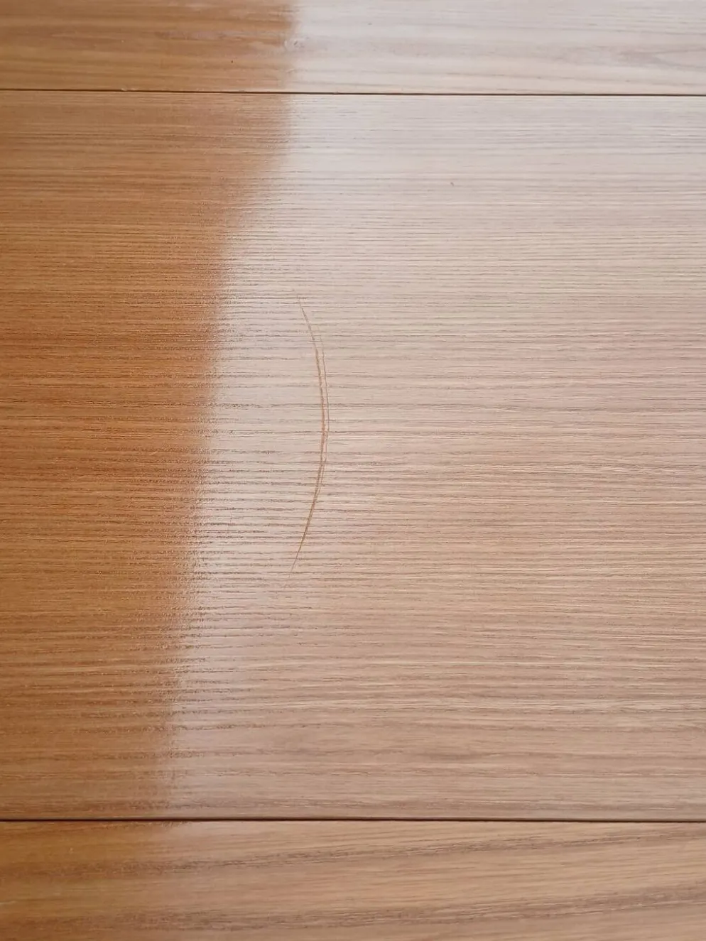 Table ronde extensible en orme