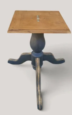 Table ronde extensible à pied central – Esprit campagne chic