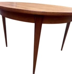 Table ronde extensible vintage scandinave