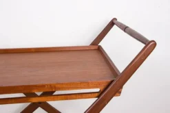 Table roulante Danoise pliable en teck, Svend Aage Madsen/Illums Bolhigus.