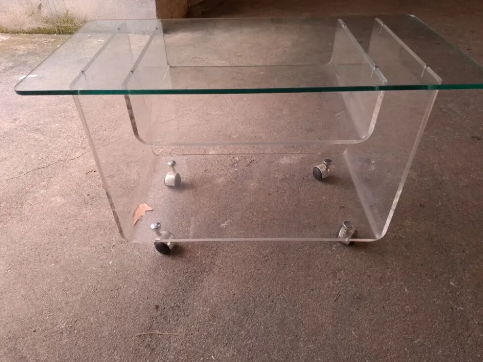Table roulante David Lange pour Roche Bobois
