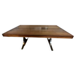 Table salle à manger palissandre de Rio Jean Rene Caillette Modèle Sy