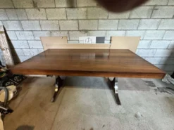 Table salle à manger palissandre de Rio Jean Rene Caillette Modèle Sy