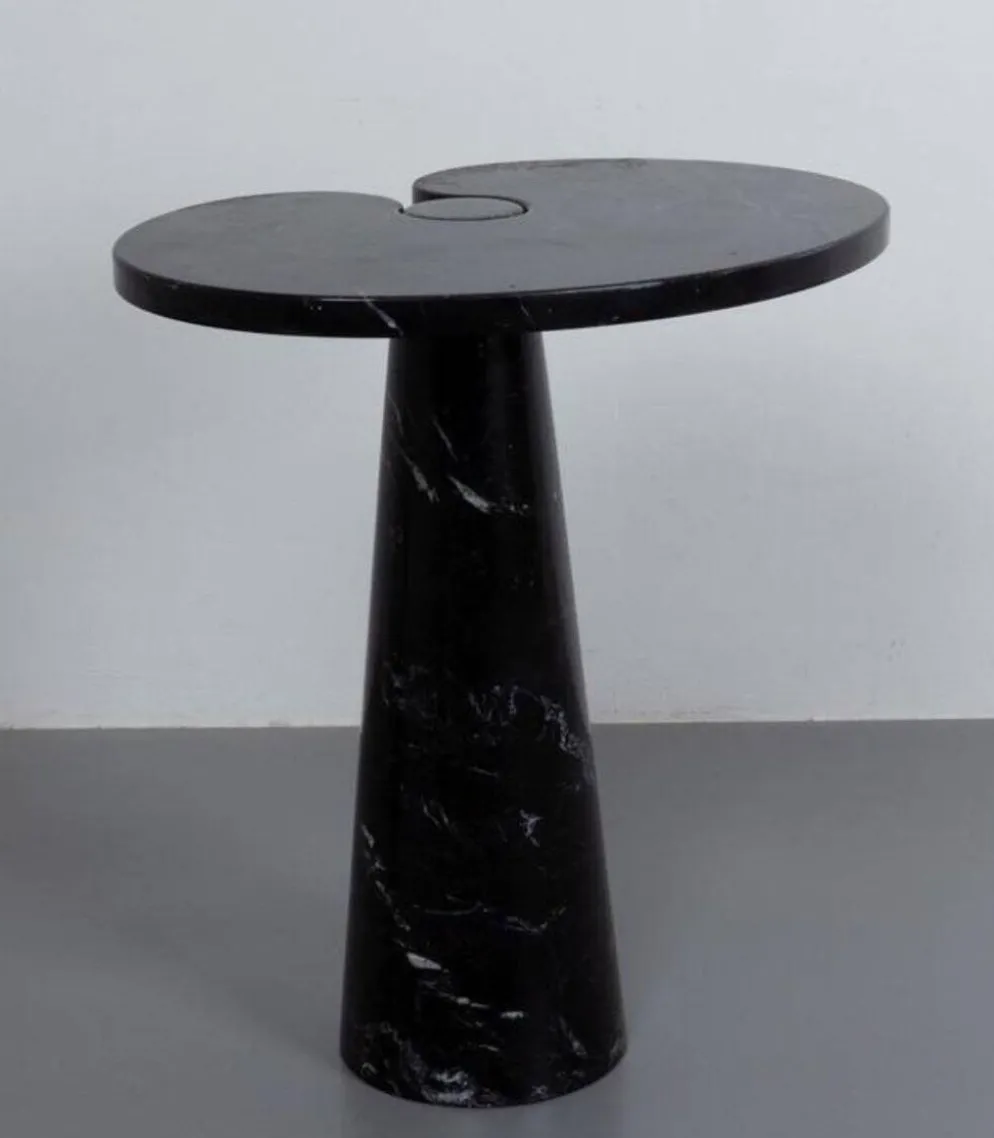 Tables basses en marbre noir Eros par Angelo Mangiarotti pour Skipper, années 1980, ensemble de 2.