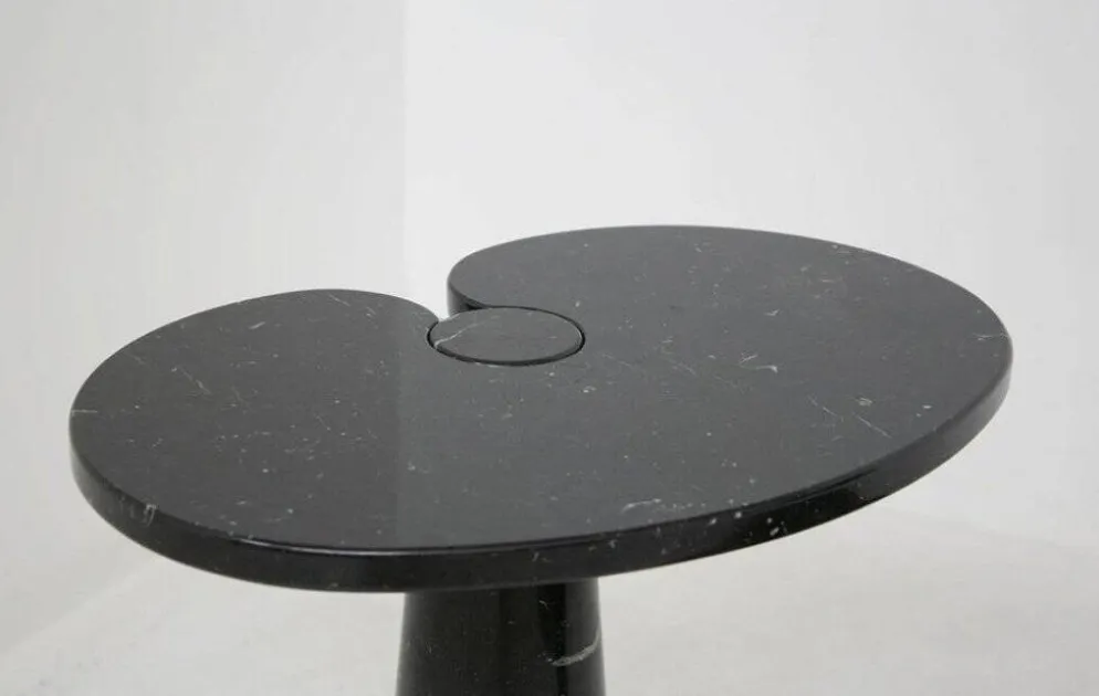 Tables basses en marbre noir Eros par Angelo Mangiarotti pour Skipper, années 1980, ensemble de 2.