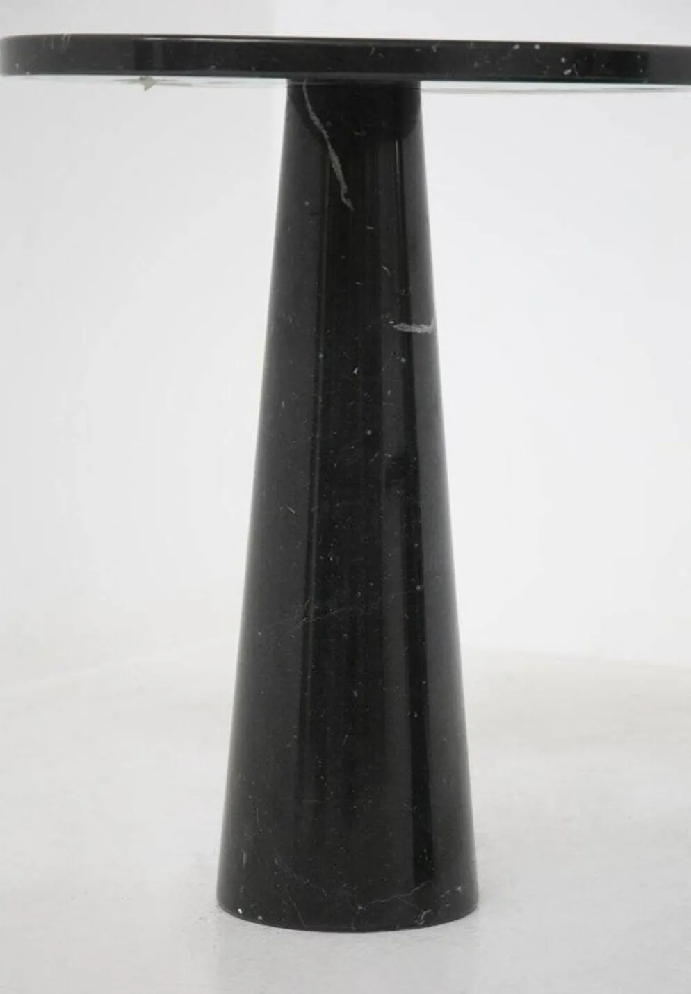 Tables basses en marbre noir Eros par Angelo Mangiarotti pour Skipper, années 1980, ensemble de 2.