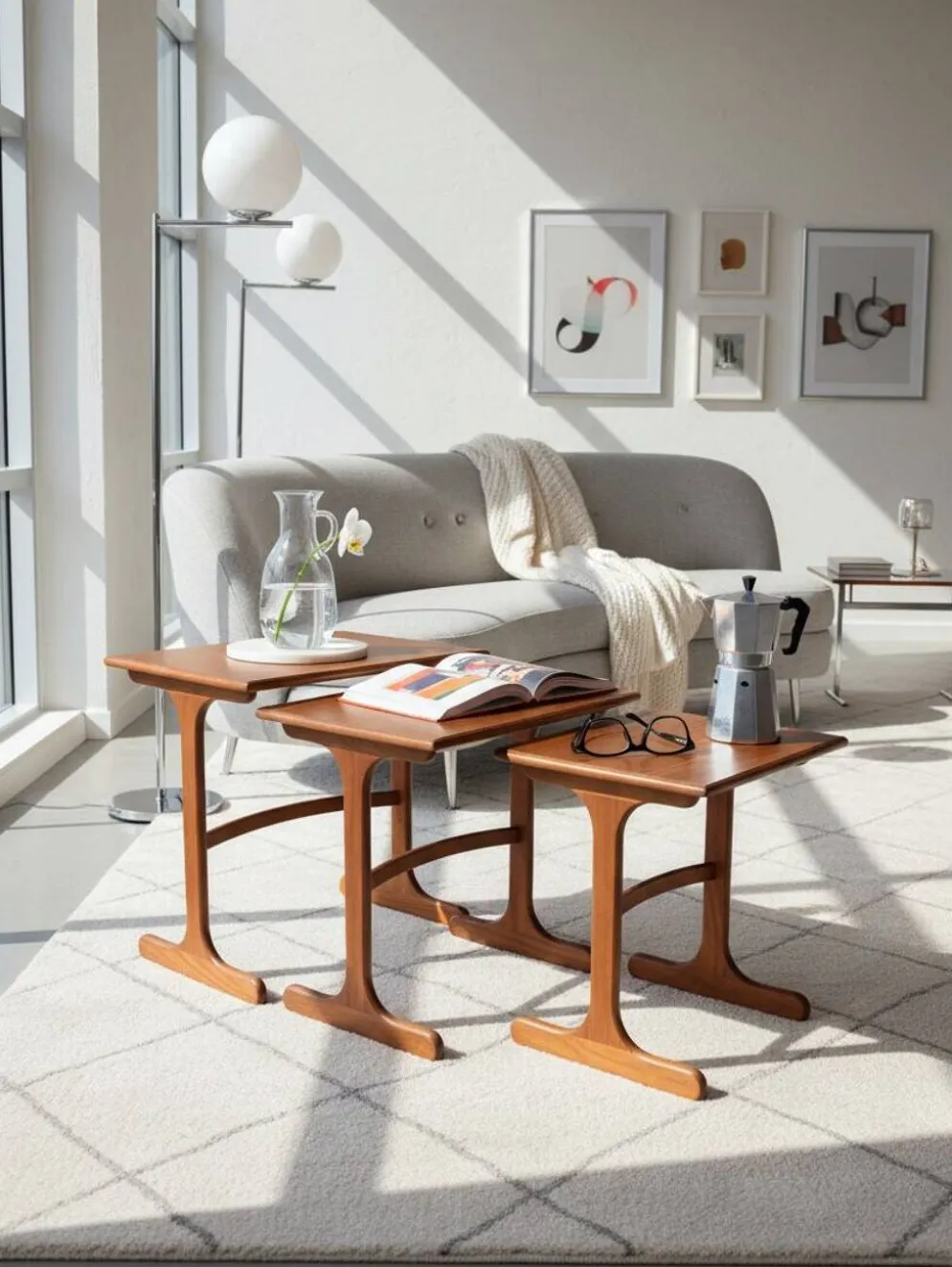 Tables basses gigognes vintage en teck G-plan