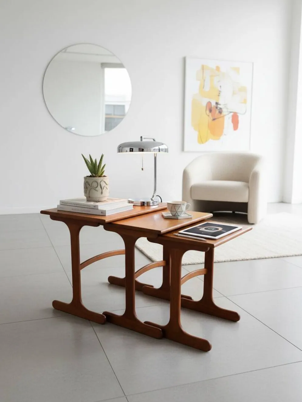 Tables basses gigognes vintage en teck G-plan