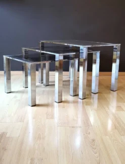 ️3 Tables Basses Saporiti Design 70s'
