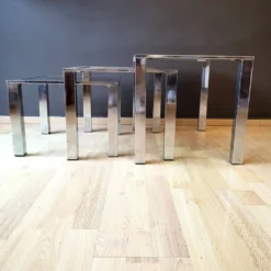️3 Tables Basses Saporiti Design 70s'