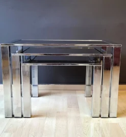 ️3 Tables Basses Saporiti Design 70s'