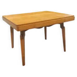 Table scandinave en chêne – 110 × 90 cm