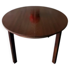 Table scandinave en teck avec rallonges papillons, 4/6 personnes