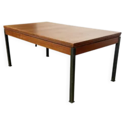Table Scandinave en Teck Monte / Baisse Vintage 1960