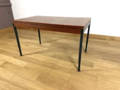 Table Scandinave en Teck Monte / Baisse Vintage 1960