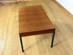 Table Scandinave en Teck Monte / Baisse Vintage 1960