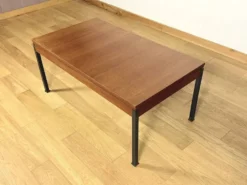 Table Scandinave en Teck Monte / Baisse Vintage 1960