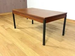 Table Scandinave en Teck Monte / Baisse Vintage 1960