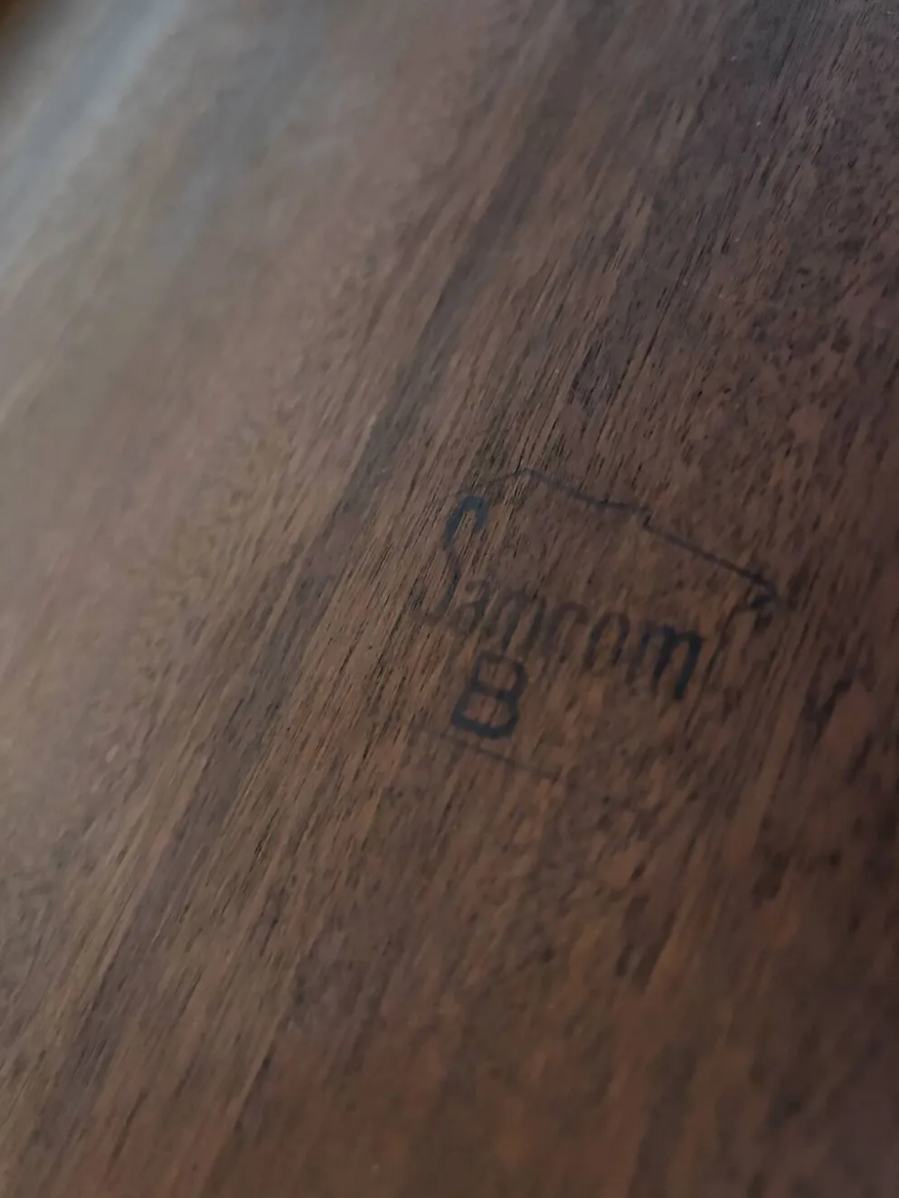 Table scandinave en teck Samcom